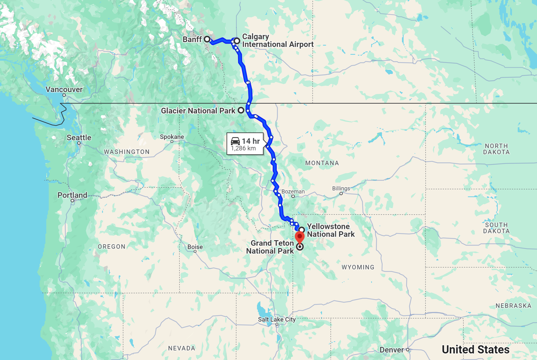 National Parks – Round 2 – the Plan